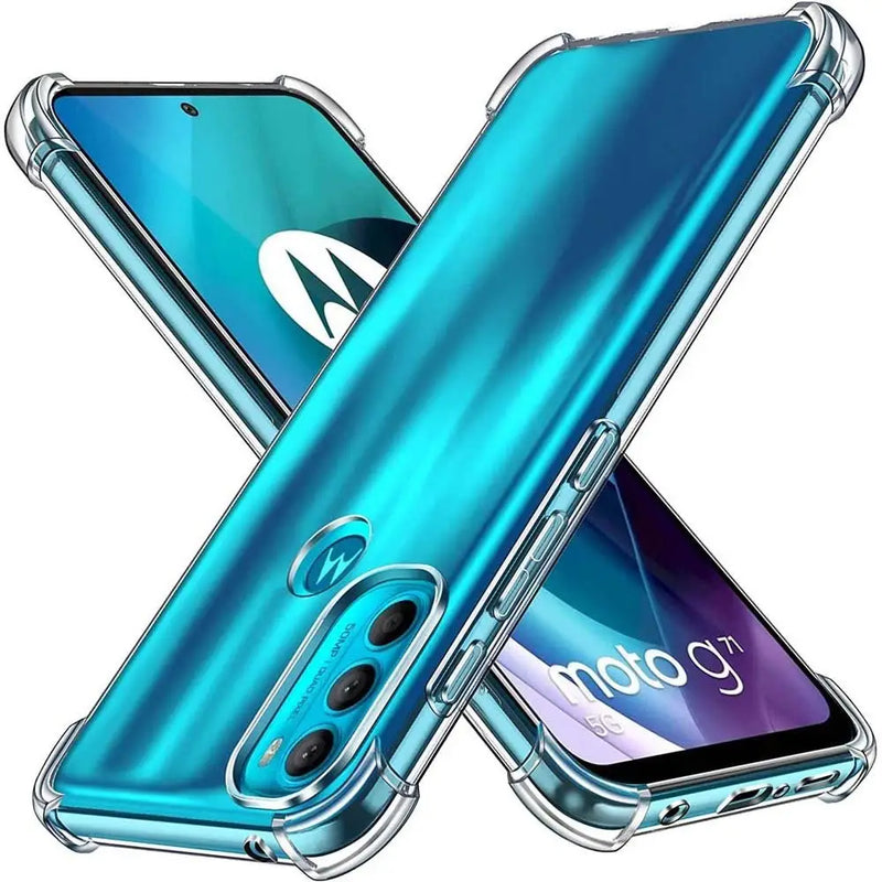 Case Clear Cristal para Motorola para Moto G71 5G/G51 5G/G41/G200 5G/G60/G30/G20 - Spinosauro