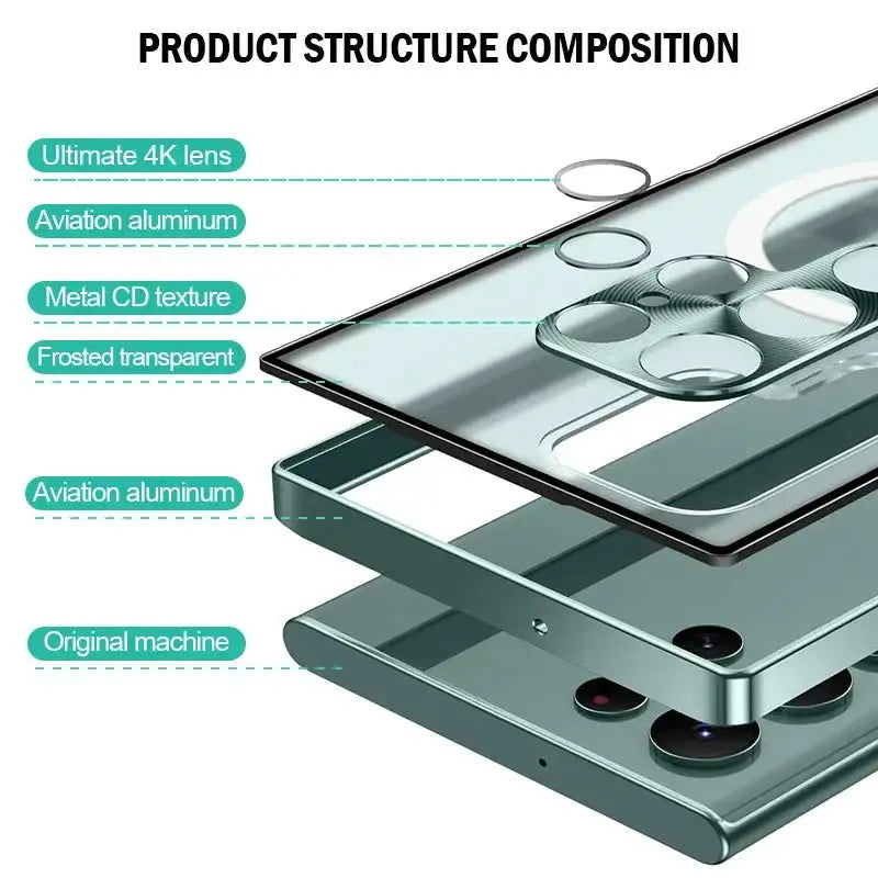 Case Mágico com MagSafe para Samsung - Spinosauro